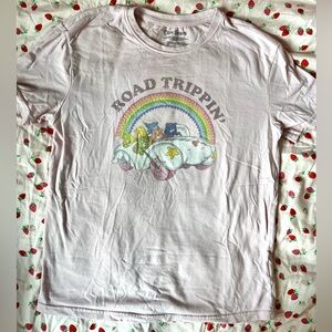Care Bears Vintage Style Pink Rainbow Oversized T Shirt